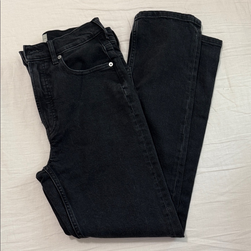 Everlane Women's Black Straight Leg Jeans